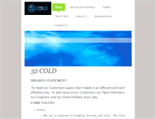 Tablet Screenshot of 32-cold-services-and-solutions.com